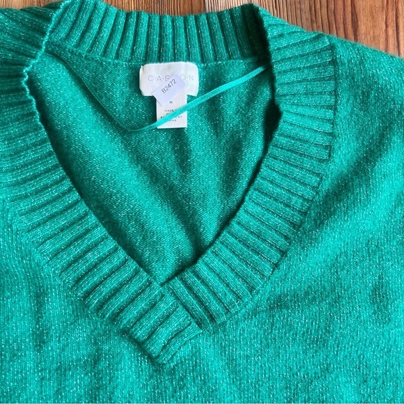 Caslon Oversized Women's Green Sweater Size Medium #B2472 - Picture 2 of 8